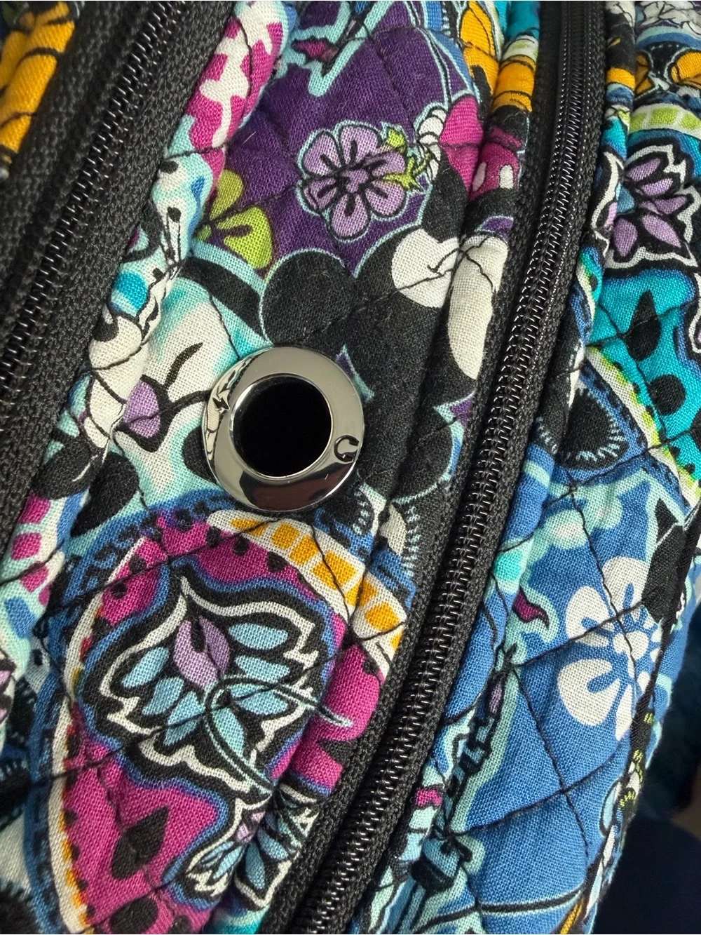 NWOT Vera Bradley Disney Paisley Celebration Campus Backpack w/ Mickey & Minnie